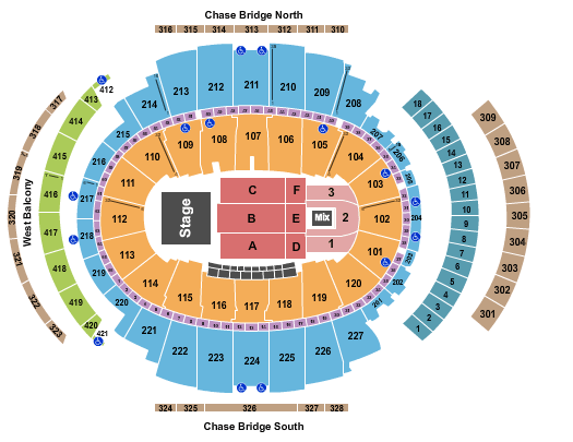 Madison Square Garden Andrea Bocelli Seating Chart